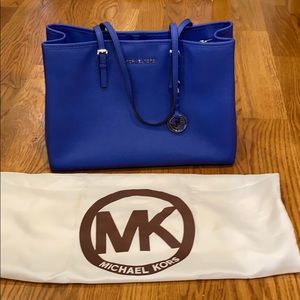Royal Blue Michael Kors Large Bag